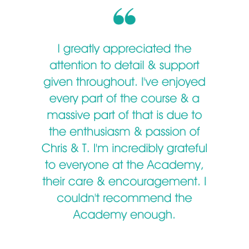 Testimonial of our Sports Massage Courses at the Cotswold Academy